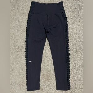 Alo Yoga Women's High Waist Prism Mesh leggings In Black , Size XS